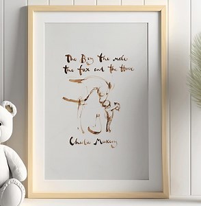 Charlie Mackesy Print: the Boy, the Mole, the Fox and the Horse High Quality Framed Poster - Etsy