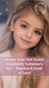 Double Baby Girl Names Inspired by Valentine’s Day - Timeless & Made of Love! #valentinesday #February #babygirl #BabyNames #baby | Giggles & Names