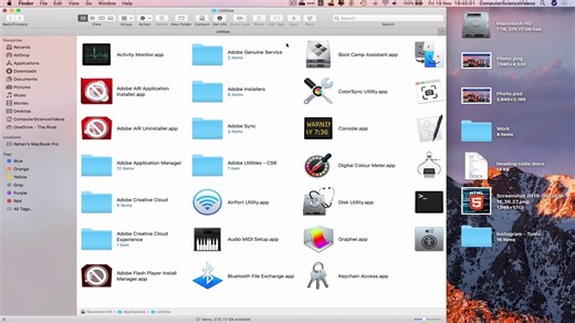 How to OPEN the Utilities Folder On a Mac Computer - Basic Tutorial | New