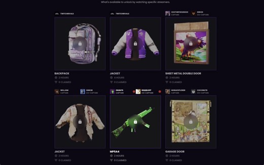 Rust第36期16个掉宝皮肤免费领！