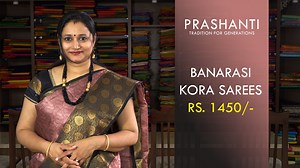 74K views · 2.2K reactions | ORDER ONLINE @ https://www.prashantisarees.in/collections/banarasi-sarees ( Live from 14th June 10.55 am ) Lovely collection of Banarasi Kora Sarees with amazing Kanjivaram inspired designs. All these are priced at Rs. 1450/- #banarasi #summersareeshopping #prashantisarees | Prashanti | Facebook