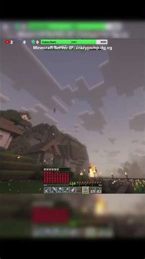 Τον έστειλε στο διάστημα#minecraft #smp #greek #server #vanilla