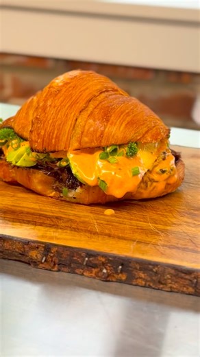 You’Ve Never Had Beef Like This 🤯🔥 🥩 Slow braised beef cheeks in red wine, garlic & herbs cooked till they melt apart 🤤 Served on a toasted croissant with creamy mayo, avocado, green onion & parsley 🥐 Would you try this combo? 👇 Recipe: 🥩 4 lbs beef cheeks (cut in 4–5 pieces) 🍷 1 bottle red wine 🍖 1 qt beef broth 🧅 2 yellow onions (quartered) 🧄 1 head garlic (halved) 🌿 Thyme rosemary (tied as bouquet garni) 🧂 Olive oil, salt & pepper 🥐 Croissants, lightly toasted 🥑 Mayo fresh avoc