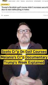Trump and the Scots #satire #comedian #comedy #trump