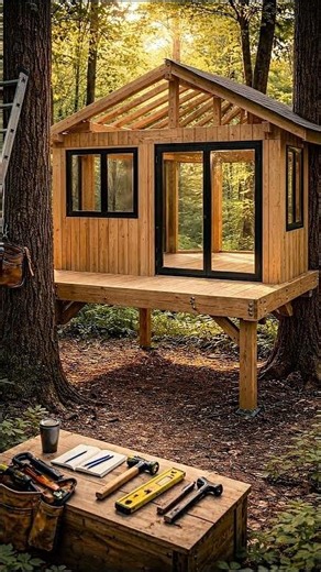 I Built the Ultimate Modern Treehouse in My Backyard 🌲😱