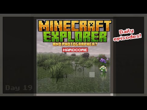 Becoming a photographer! | 1 Minecraft Day Every Day [Wilderness Survival Hardcore]