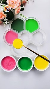 1.2M views · 6.6K reactions | Satisfying 7 color mixing from Red, Green, Yellow #colormixing #satisfyingart #colors #shorts | Painting Concept | Facebook