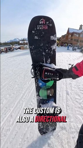 The Burton Custom all mountain snowboard ​⁠‪@clewsnowboarding‬ ​⁠‪@outdoormasterUS‬ #snowboard