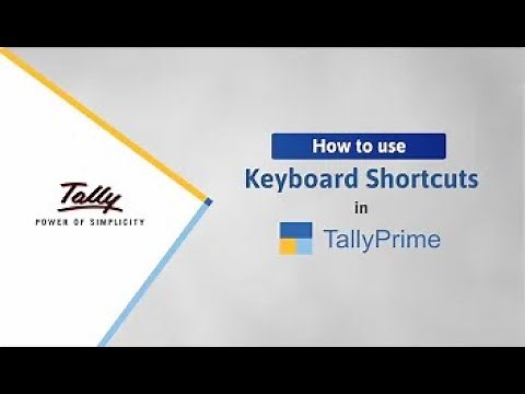 TallyPrime 4.0 Shortcut Keys