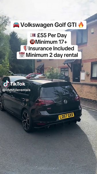 Volkswagen Golf GTI Hire from £55–£75 Per Day