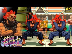 Super Street Fighter II Turbo - Akuma (Arcade / 1994) 4K 60FPS