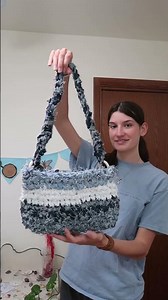 denim yarn purse! #crochettutorial #crochetpurse #crochetbag #denimdiy #crochet
