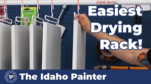 How to paint cabinets FAST with the PSDR spray and drying rack system. | The Idaho Painter