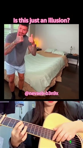 It's a real "waterbed"!#funny #couple #single #viral #trending#guitar