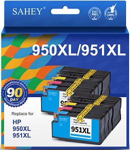 950XL 951XL Ink Cartridge Compatible for HP 950XL and 951XL Ink Cartridges for fficeJet Pro 8600 8610 8615 8630 with Pro 251dw 276dw Printer (2Black 2Cyan 2Magenta 2Yellow，8-Pack)