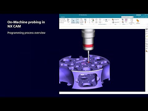 On-Machine probing in NX CAM