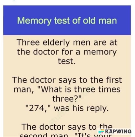Memory test of old man......See the continuation in the first comment 👇👇 | Daily Funny Vibes