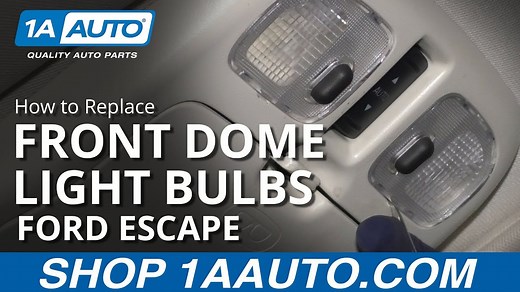 How to Replace Front Dome Light Bulbs 2008-12 Ford Escape