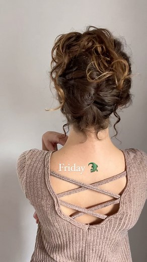Jennie 🌷 | Curly Hair Care and Simple Hairstyle Tutorials on Instagram: "Hair inspo for this week! Choose a fave 🐊🧸🦋🐦‍⬛🐭👛🪴"