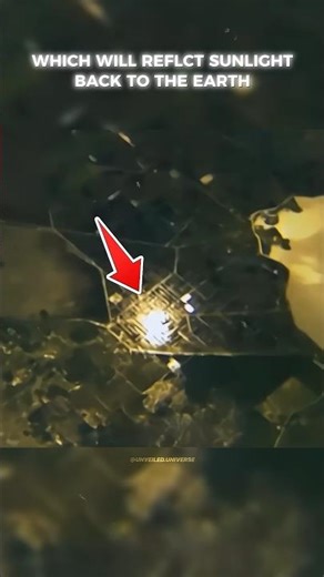 Satellites That Beam Sunlight to Earth at Night! #science #sciencefacts