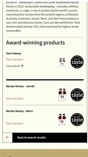 🍯 Not All Honey is The Same - Taste Nature's Powerful Superfood, Nectar Honey 🐝 This isn’t just honey - it’s raw, medicinal-grade goodness, full of natural healing power. Always Raw, Never Blended, Zero Chemicals. Just pure, bioactive honey from Western Australia. 🐝 What makes our honey so special? • Potent antibacterial strength in Lab Tested; Jarrah TA35 , Yarri TA30 , Marri TA20 • Sustainably & ethically harvested • Supports immunity, gut health & healing • Great Taste Award Winning, and B