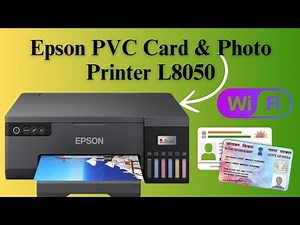 Epson L8050 PVC Card & Photo Printer Complete Review