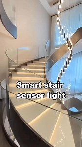 3.4K views · 15 reactions | Smart staircase sensing light. #lamp #light #led #smarthome #lightingdecor #homedecor #lightingdesign #lampdesign #interiordesign #lampfactory #ledstriplights #ledstrips #diy #installation #designer #architect #architecture #instagood #home #atmosphere #aleadhome #aleadlighting | Alead Lighting | Facebook