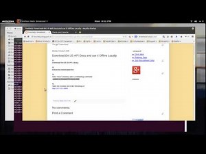 How to Download ExtJS API Documentation and Browse it Offline Locally