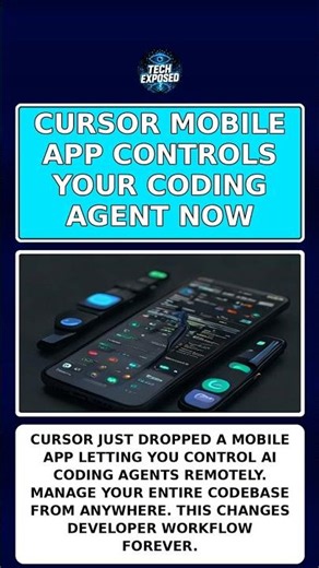 CURSOR MOBILE APP CONTROLS YOUR CODING AGENT NOW