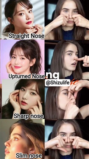 Perfect Nose Types 😍 Slim + Sharp + Straight + Upturned Nose ✨