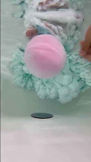 Underwater color explosion