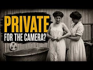 Private for the Camera? A Staged Bath from 1908