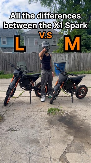 X1 Spark L & X1 Spark M comparison / differences