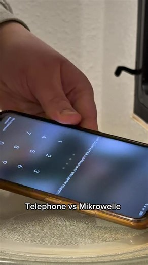 Experiment mit Mikrowelle 🤪🫢