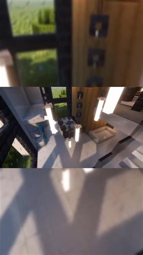 modern house with swimming pool built in Minecraft#minecraft#swimmingpool#subscribe#like #shorts