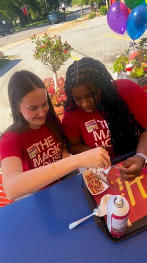 For 45 years the The Magic House, St. Louis Children's Museum has provided our community with a wide variety of interactive learning experiences encouring and inspiring students of all ages to become life long learners. So, we thought what a better way to celebrate their upcoming 45th birthday with a milkshake! We invited the Magic House team over to our little burger joint in McCausland to help us create this months special shake! “The Magic House Birthday Bash Shake!” Local vanilla ice cream b