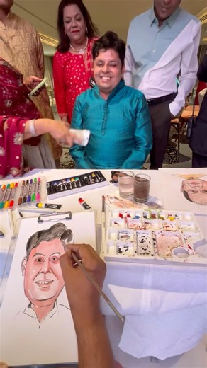 Live caricature #art #drawing #sketch #caricature #pendrawing #foryou #shorts #trending #viral #love
