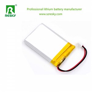[Hot Item] Flat Rechargeable Lithium Li-Po Battery Cell 752035 3.7V 500mAh Lithium Ion Polymer Battery Pack Solar Storage Batteries for Audio Playery