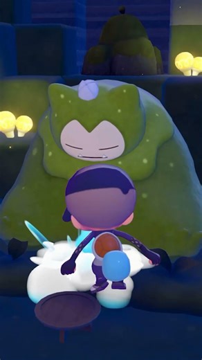 TRYING TO WAKE UP SNORLAX IN POKOPIA #pokemon #pokopia