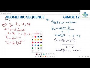 GEOMETRIC SEQUENCE GRADE 12| INTRODUCTION