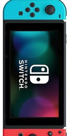 Nintendo Switch™ with Neon Blue & Neon Red Joy-Con™ (Renewed) – Portable Home Gaming Console