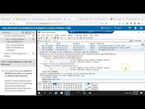 ISSC 421 - Lab 2 Using Wireshark and Netwitness