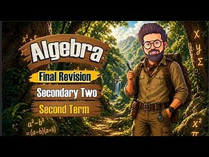 secondary Two | Second term | Algebra Final Revision ( summary only )