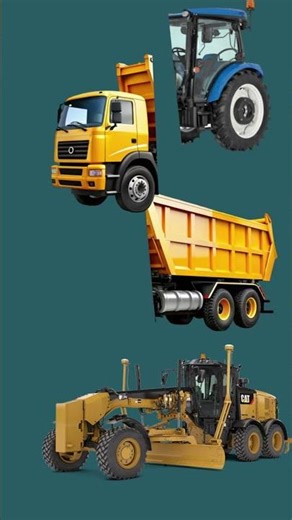 Tracktor vs Dump Truck #tracktor #truck