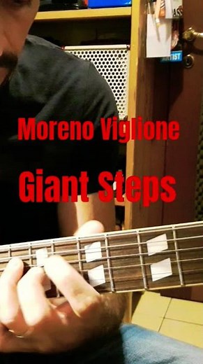Giant Steps -fast solo improvisation on guitar #giantsteps #coltrane #morenoviglione #jazzguitar