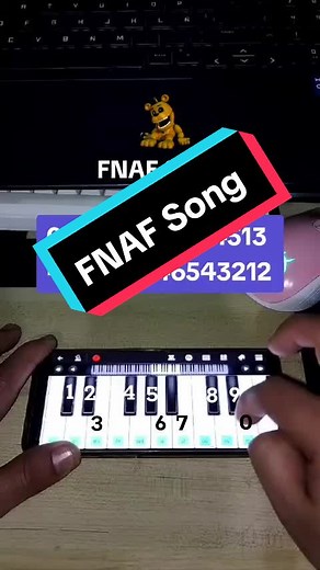 FNAF Song Piano Mobile Tutorial