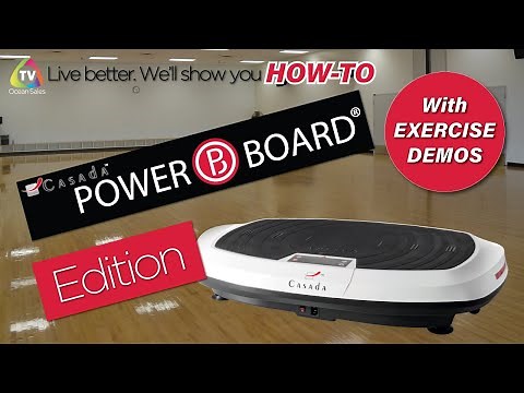 Ocean Sales TV | Casada PowerBoard w/ Heart Monitor & PowerBand How-to & Exercise Episode