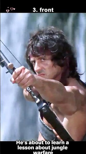"YOU CAN RUN. BUT YOU CAN'T HIDE FROM ME." | Rambo: First Blood Part II (1985) #film #movie