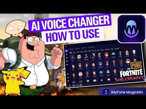 How to Use Voice Changer in ANY Game | Funny Trolling (Trump, Pikachu, Peter Griffin) | MagicMic AI