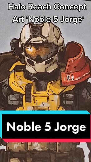 Halo Reach Concept Art: Noble 5 Spartan Jorge